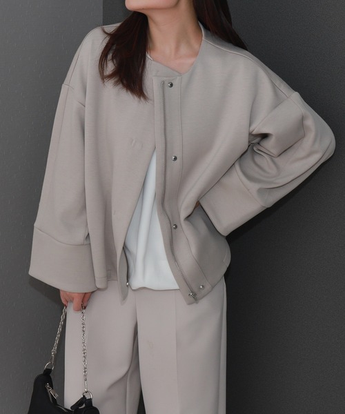 libelle more（リベル モア） ジャケット ノーカラージャケット