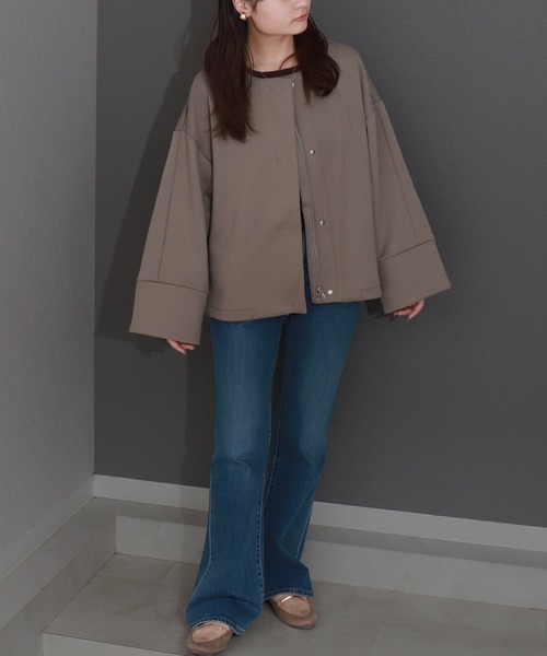 libelle more（リベル モア） ジャケット ノーカラージャケット