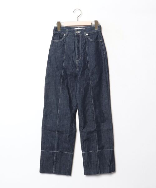 濃紺 ストレートデニム パンツ SNIDEL 「SNIDEL」 デニムパンツ 0 ネイビー レディース : ZOZOTOWN