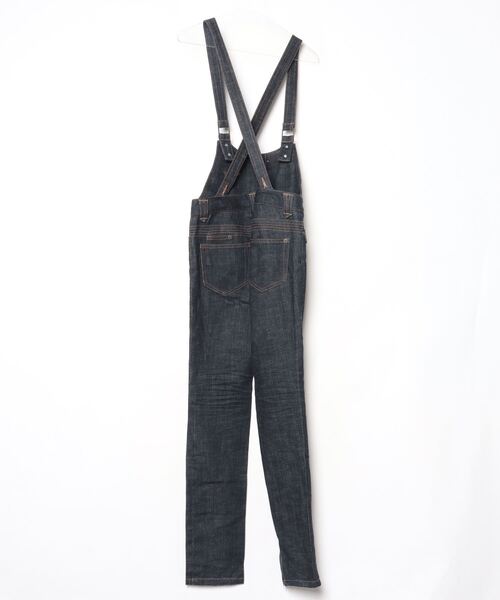 「CORTES WORKS」 オーバーオール 38 ネイビー レディース_画像2