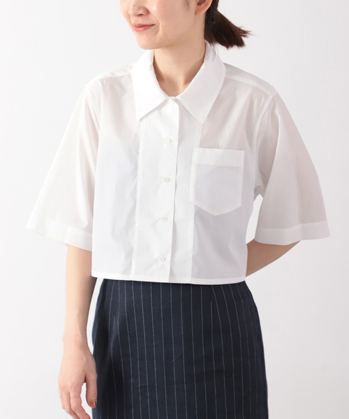 「VERMEIL par iena」 半袖シャツ FREE ブルー レディースの画像