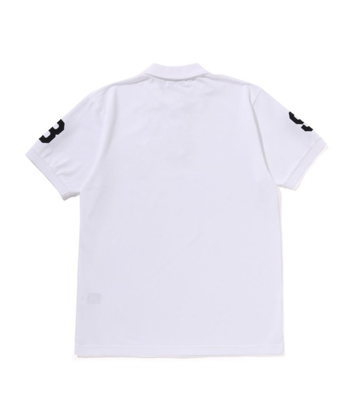 「A BATHING APE」 半袖ポロシャツ X-LARGE ネイビー メンズの画像