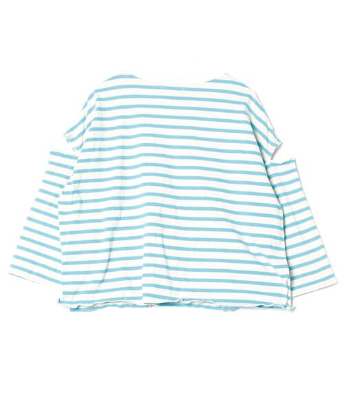 「CIAOPANIC TYPY」 ボーダー柄長袖カットソー ONE SIZE ブルー レディース_画像2