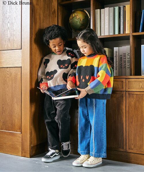 ニット セーター ブラック・ベア ニットプルオーバー キッズ 子供服