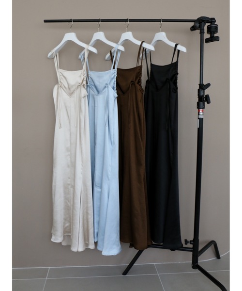 「Katrin TOKYO」 キャミソールワンピース X-SMALL ブラック レディース_画像4