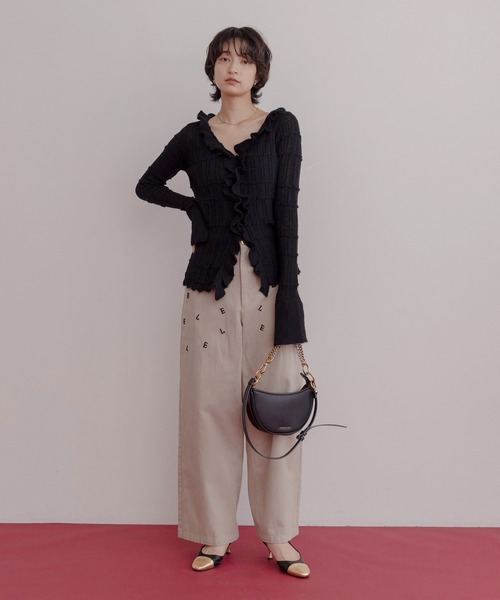 Eimee Law（エイミーロウ） チノパン エンブロイダリー コットン