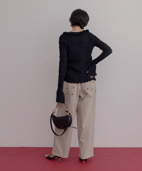 Eimee Law（エイミーロウ） チノパン エンブロイダリー コットン