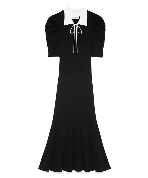 「LILY BROWN」 ニットワンピース FREE ブラック レディース_画像7