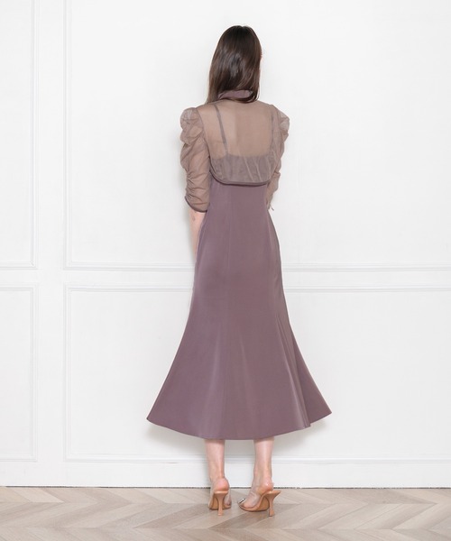 Leja コンビワンピース Leja（レジャ） コンビワンピース SMALL パープル レディース