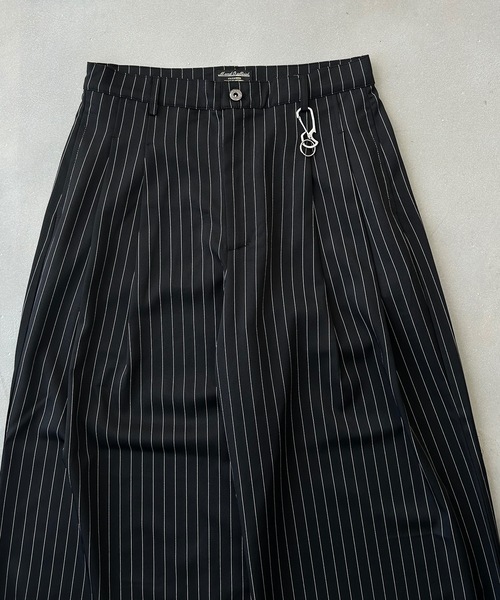 MandO（エムオー） ワイドパンツ スラックス 2WAYカラビナ付き