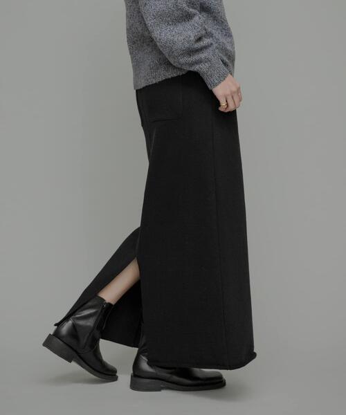 URBAN RESEARCH Sonny Label スカート 裏起毛スウェットナロースカート