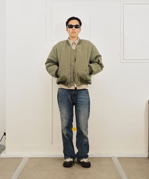 fostex garments MA-1 コットン L ボンバージャケット FOSTEX GARMENT ma1 ma-1 FOSTEX MCD / フォステックスエムシーディー