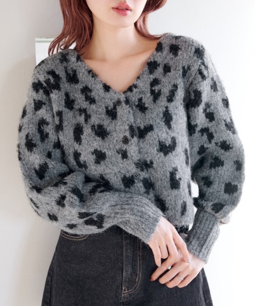 Kastane（カスタネ） カーディガン 「ZOZO先行」アニマルニット