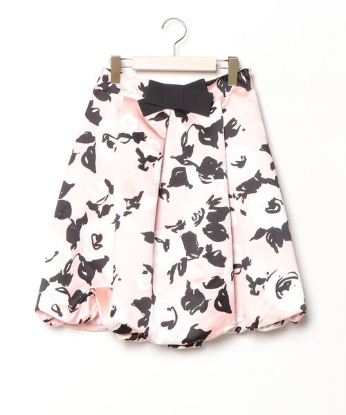 M'S GRACY（エムズグレイシー） 花柄フレアスカート 38 ピンク