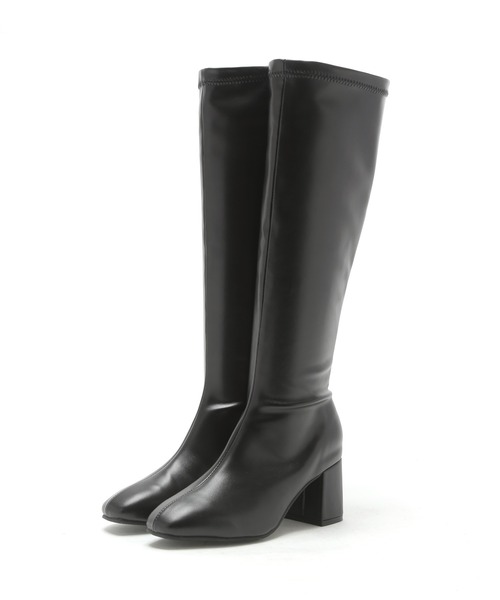 「attagirl」 ロングブーツ L アイボリー レディース_画像3