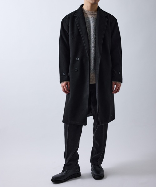 JUNRED（ジュンレッド） チェスターコート コート ウールライク