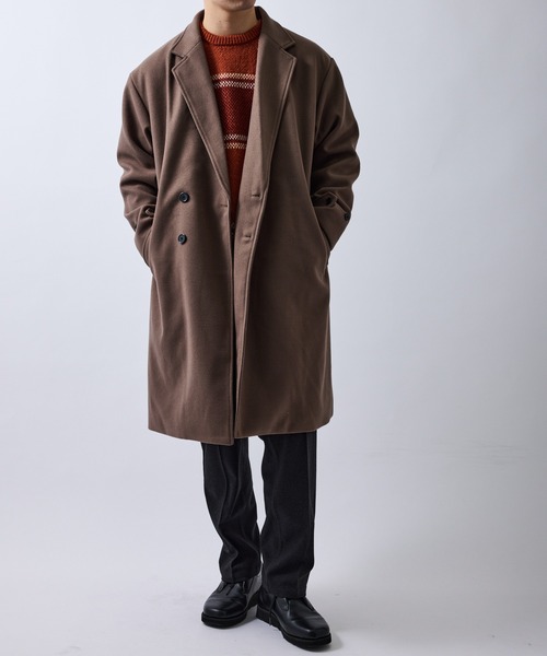 ジュンレッド（JUNRED）/ウールライクチェスターコート JUNRED（ジュンレッド） チェスターコート コート ウールライク