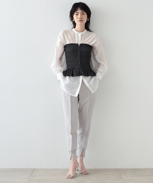 「GALLEST」 パンツ 40 アイボリー レディース_画像7