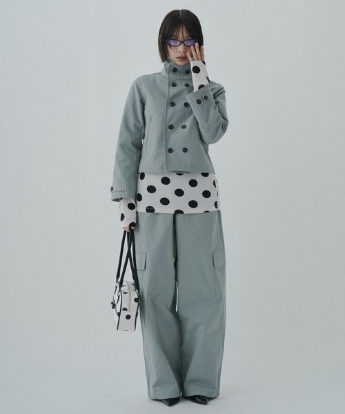 FEKETE スタンドネックジャケット high-neck jacket / スタンドネックジャケット（その他アウター