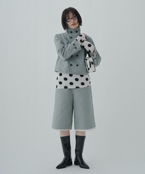FEKETE スタンドネックジャケット high-neck jacket / スタンドネックジャケット（その他アウター
