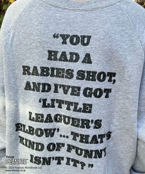 「PEANUTS」 スウェットカットソー「PEANUTSコラボ」 FREE ベージュ レディース_画像7