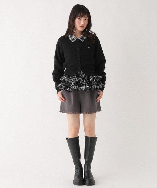 Heather（ヘザー） パンツ ドッキングレースショートパンツ 652148