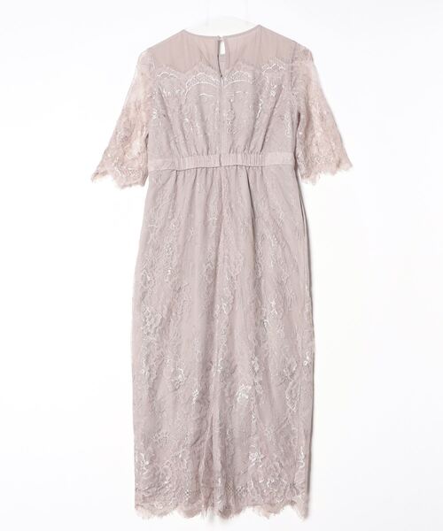 「Dorry Doll」 半袖ワンピース 38 グレー系その他 レディース_画像2