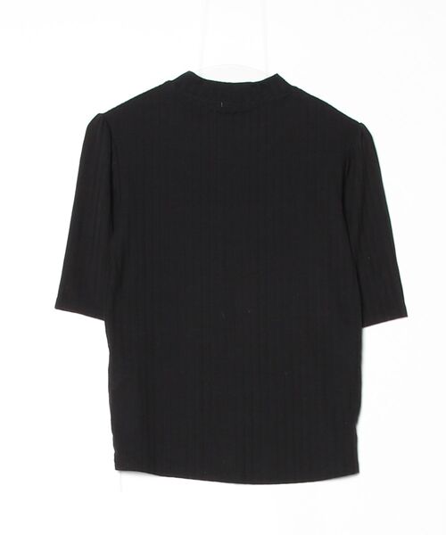 「stradivarius」 半袖カットソー M ブラック レディース_画像2