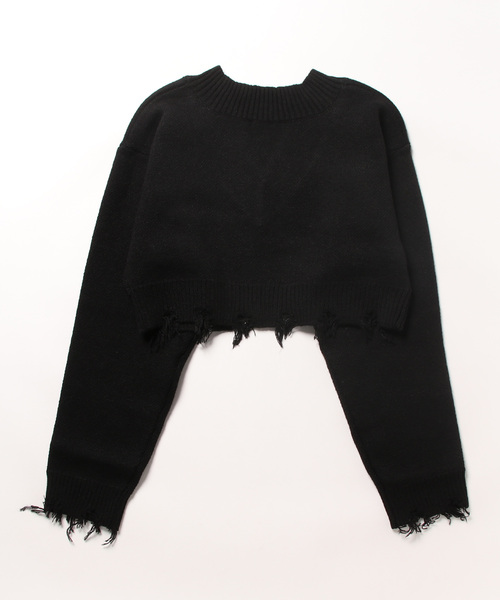 「EMODA」 長袖ニット FREE ベージュ レディース_画像2