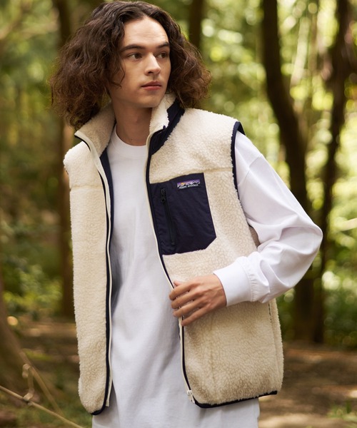 「ragged mountain」 ベスト MEDIUM ブラック メンズ_画像3