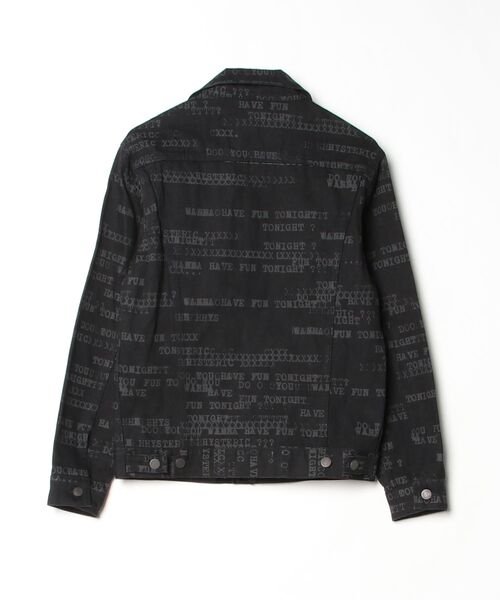 「Thee Hysteric XXX」 デニムジャケット M ブラック メンズ_画像2