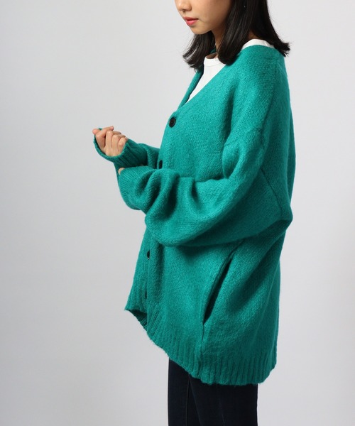 「Bling Leads」 ニットカーディガン L グリーン メンズ_画像4