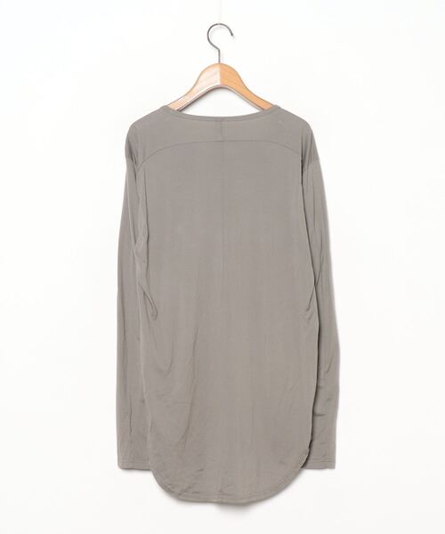 「KAZUYUKI KUMAGAI ATTACHMENT」 長袖Tシャツ 1 グレー メンズ_画像2