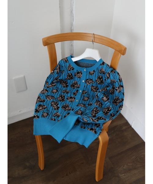 「Katrin TOKYO」 ニットカーディガン FREE オレンジ レディース_画像2