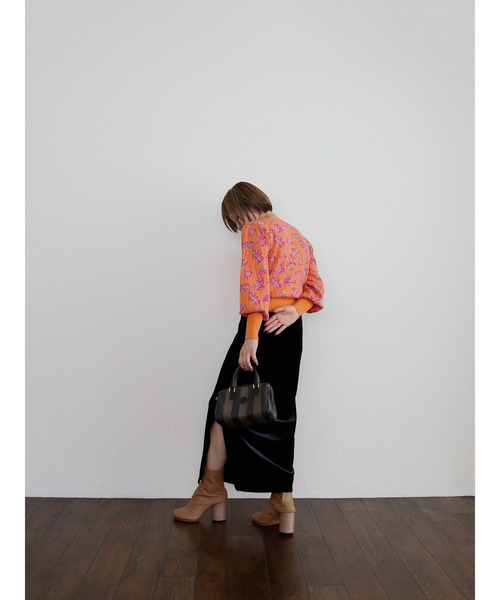 「Katrin TOKYO」 ニットカーディガン FREE オレンジ レディース_画像3