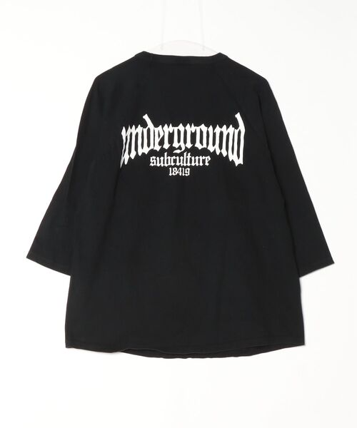 「RUDIE'S」 7分袖Tシャツ X-LARGE ブラック メンズ_画像2