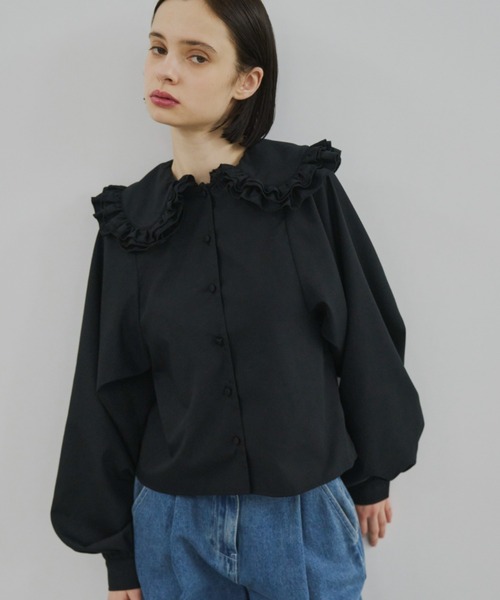 PERNA（ペルナ） 長袖シャツ FREE ブラック レディース : ZOZOTOWN 
