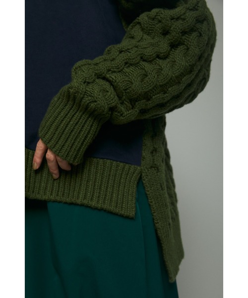 「HeRIN.CYE」 長袖ニット FREE トップグレー レディース_画像3