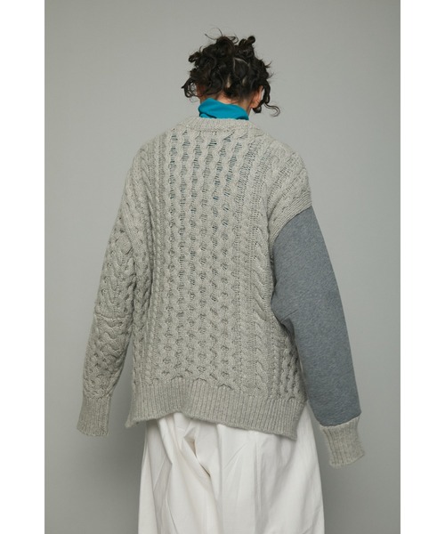 「HeRIN.CYE」 長袖ニット FREE トップグレー レディース_画像6