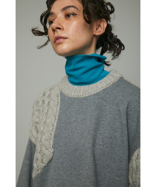 「HeRIN.CYE」 長袖ニット FREE トップグレー レディース_画像7