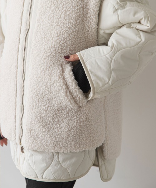 「rectangle」 ジャケット FREE ブラック×ホワイト レディース_画像2