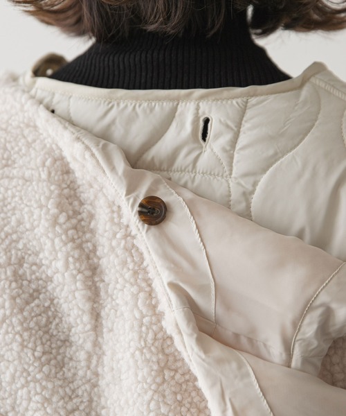 「rectangle」 ジャケット FREE ブラック×ホワイト レディース_画像3