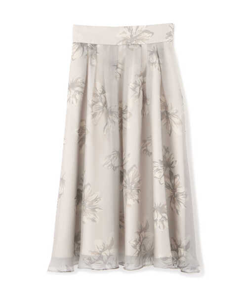 「PROPORTION BODY DRESSING」 フレアスカート SMALL ライトグリーン レディースの画像2