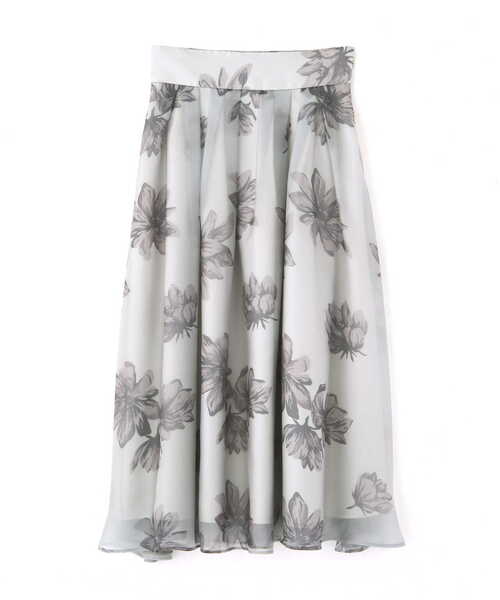 「PROPORTION BODY DRESSING」 フレアスカート SMALL ライトグリーン レディースの画像6