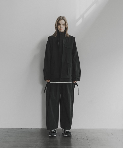 「remer」 ベスト MEDIUM ブラック メンズ_画像4