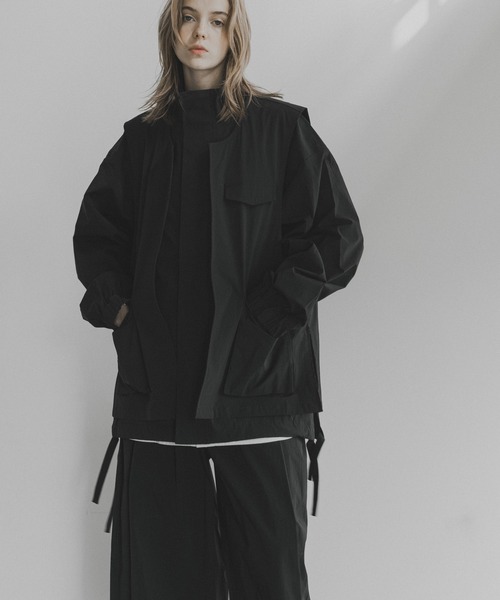 「remer」 ベスト MEDIUM ブラック メンズ_画像8