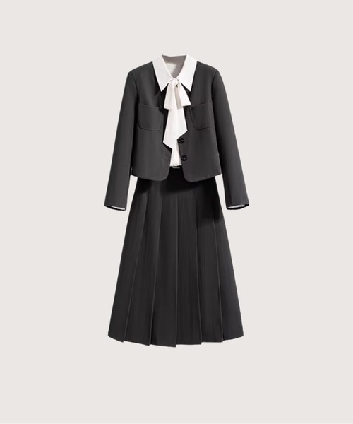 セットアップ Elegant Blouse Jacket 3 Items Set Up レディース