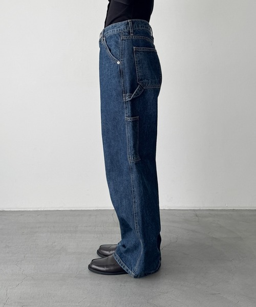 「CANAL JEAN」 「el mar」デニムパンツ MEDIUM インディゴブルー レディースの画像