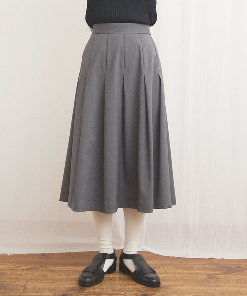 fig London（フィグロンドン） スカート standard tuck skirt