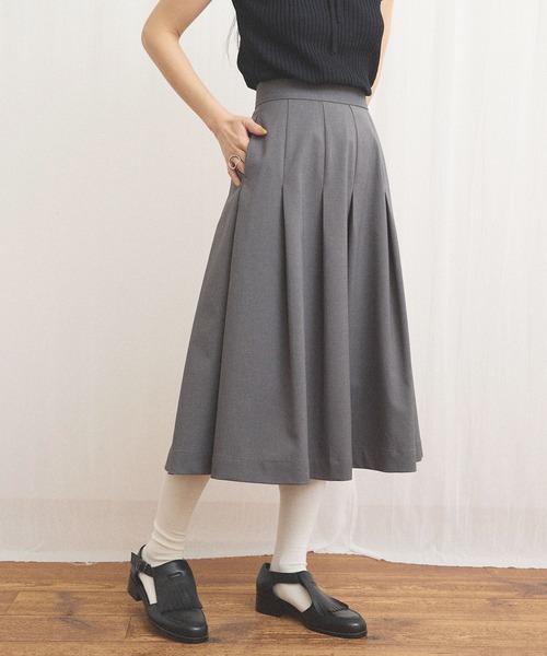 fig London（フィグロンドン） スカート standard tuck skirt